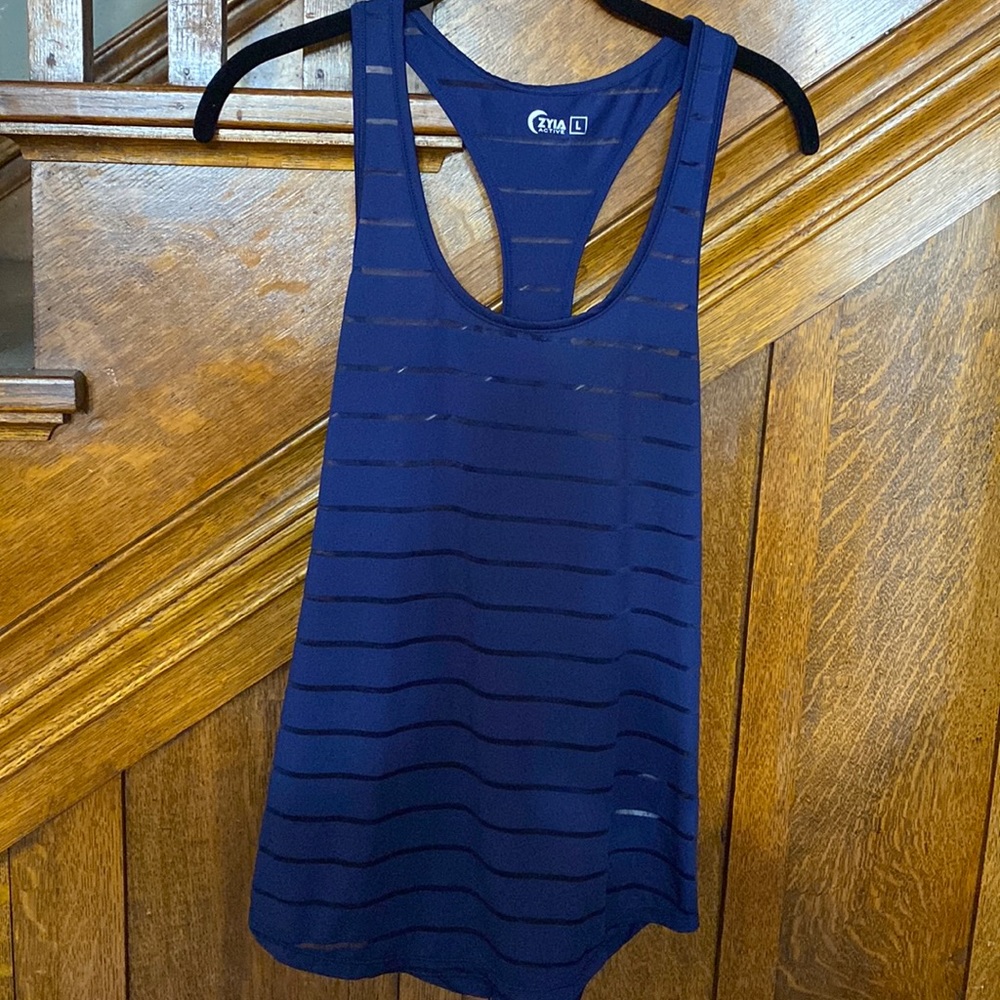 Zyia Active Navy Havana Tank. Large. EUC.